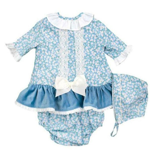 Baby Girls Three-Piece Short Skirt Set Outfit